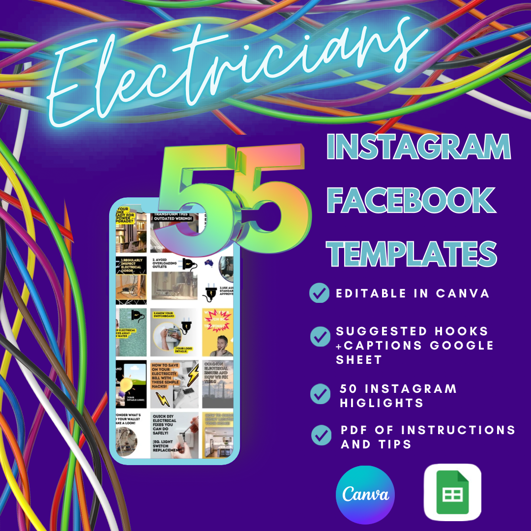 Electricians Insta/Facebook Templates