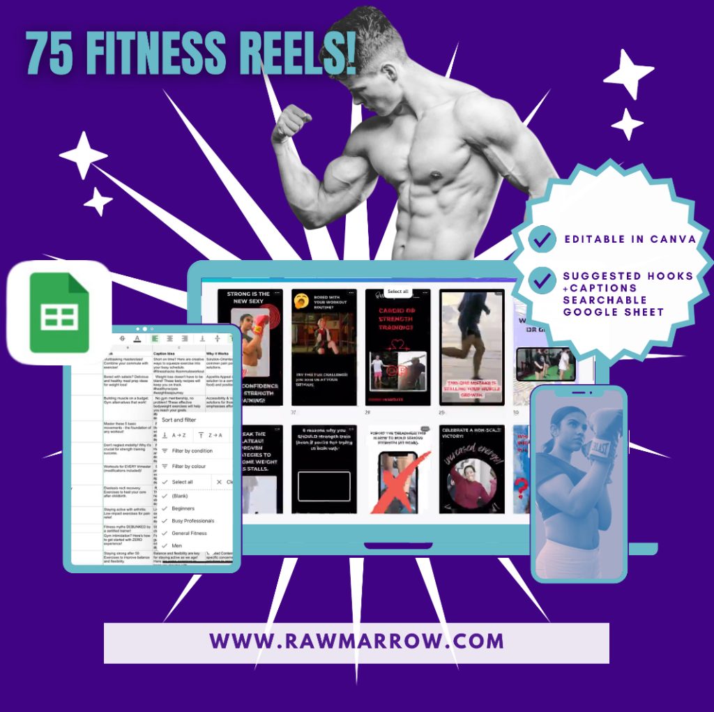 75 Fitness Reels Templates
