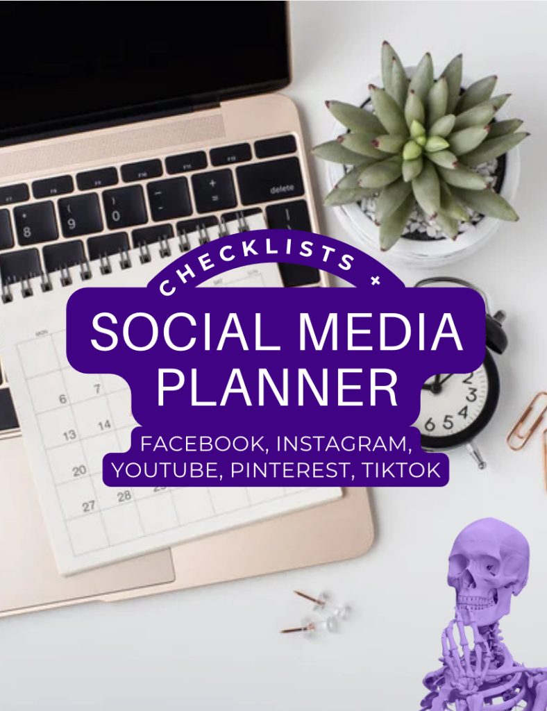 social media planner printable
